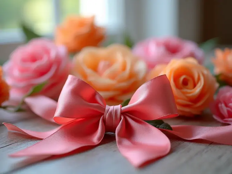 Flores e Laços de Cetim: Passo a Passo Fácil e Rápido