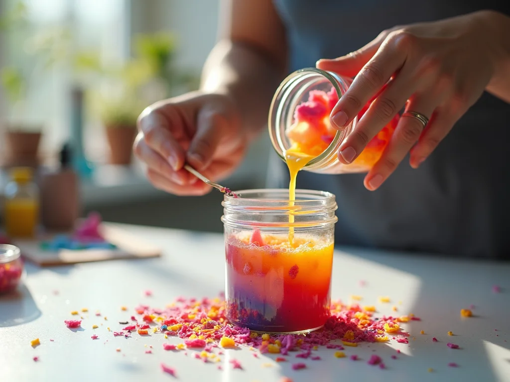 Velas Coloridas com Giz de Cera: Artesanato Criativo e Único Velas Coloridas com Giz de Cera: Artesanato Criativo e Único