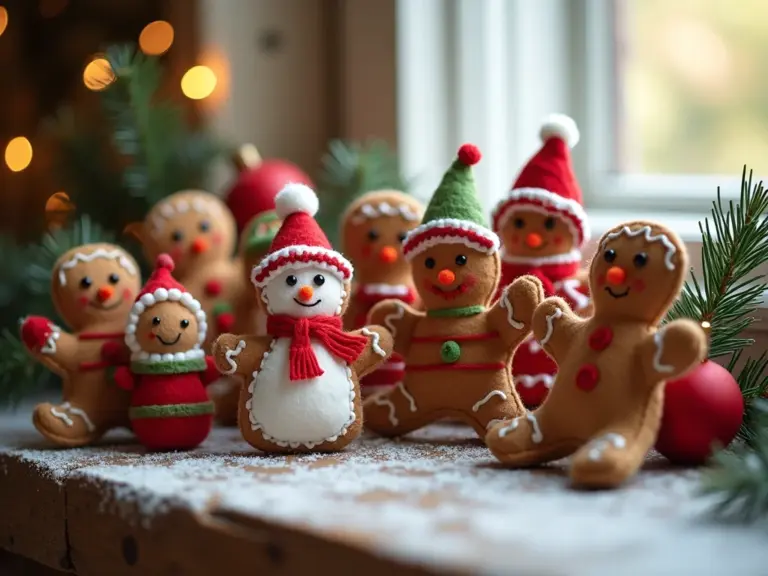 Artesanato de Natal: Faça Bonecos de Feltro Incríveis e Fáceis