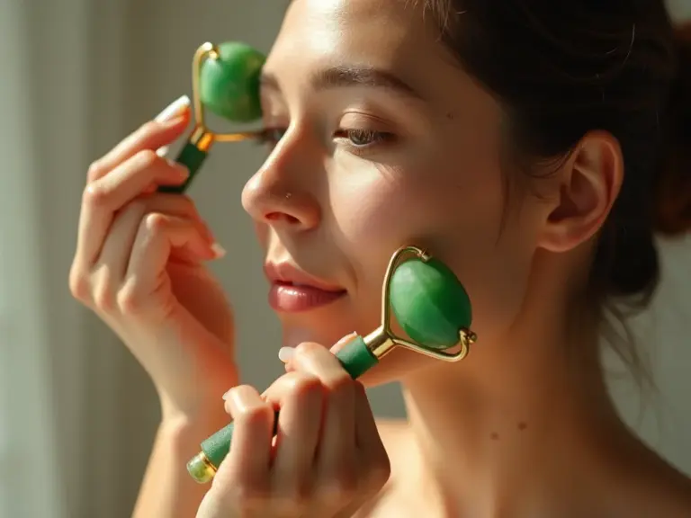 Descubra os Benefícios da Massagem Facial com Rolo de Jade e Gua Sha