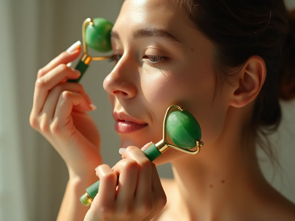 Descubra os Benefícios da Massagem Facial com Rolo de Jade e Gua Sha