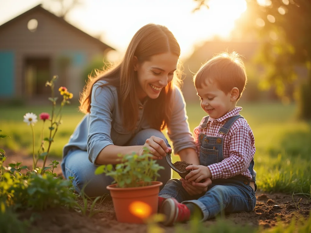 Jardinagem com Crianças: 5 Benefícios Surpreendentes Para o Fim de Semana