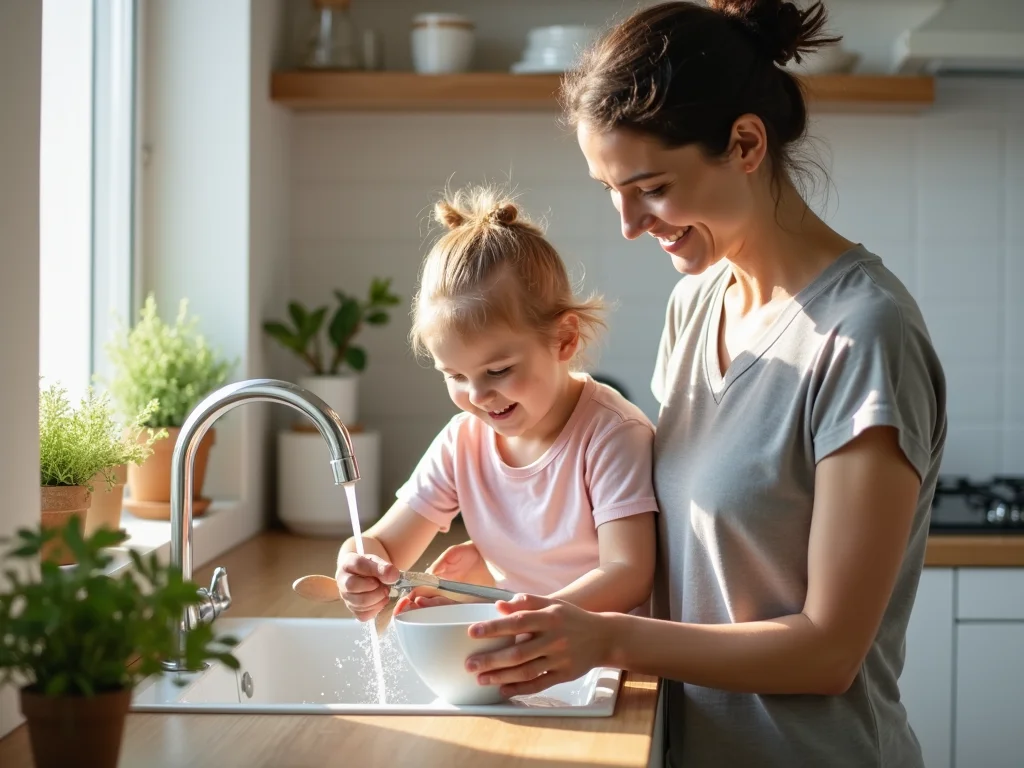 Disciplina Filhos: Crie o Hábito de Ajudarem na Louça