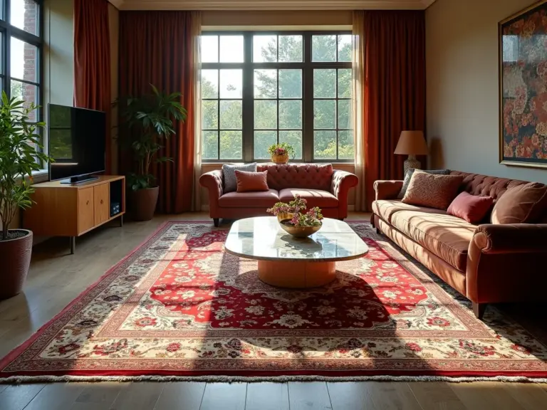 Decore Sala de Luxo com Tapetes Orientais: O Guia Essencial
