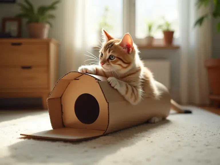 {'title': 'Como Fazer Brinquedos de Papelão Para Gatos: Passo a Passo Fácil'} Passo'}