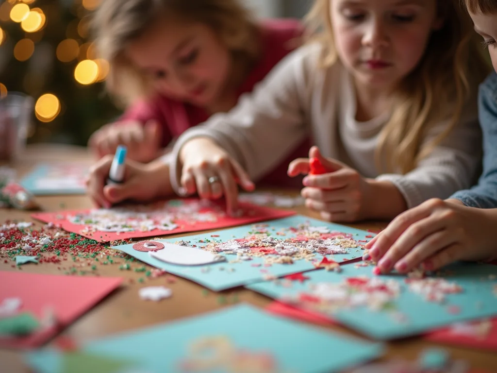 Cartões de Natal Artesanais: Ideias Divertidas para Fazer com Crianças