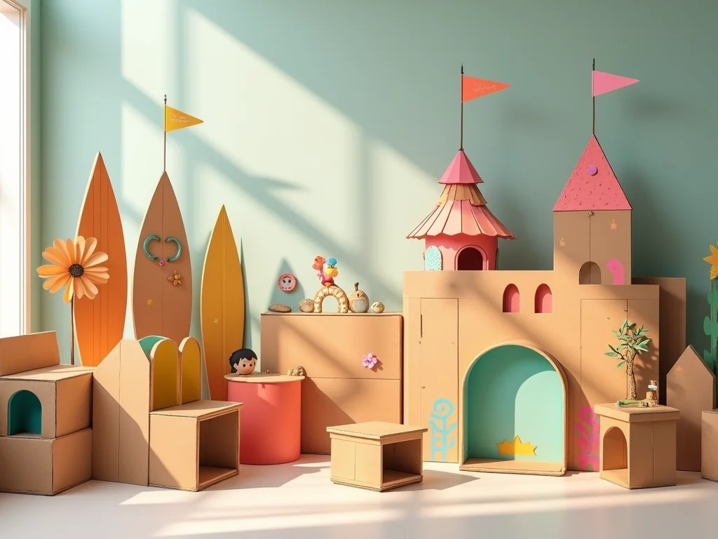 Decoração Festa Infantil com Papelão: Ideias Criativas e Baratas