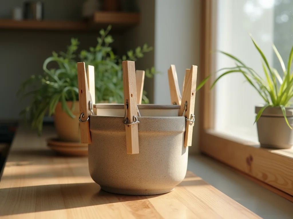 Descanso de Panela Criativo com Prendedor de Madeira: Faça Você Mesmo!