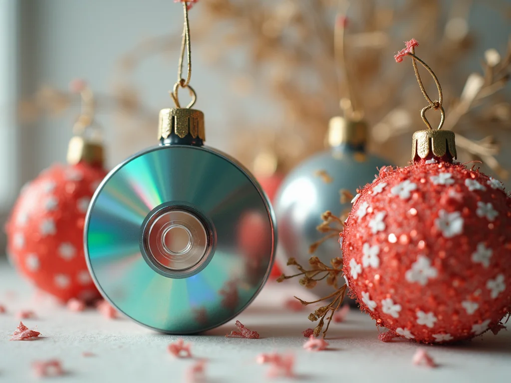 Enfeites Criativos com CDs e Retalhos de Tecido: Passo a Passo