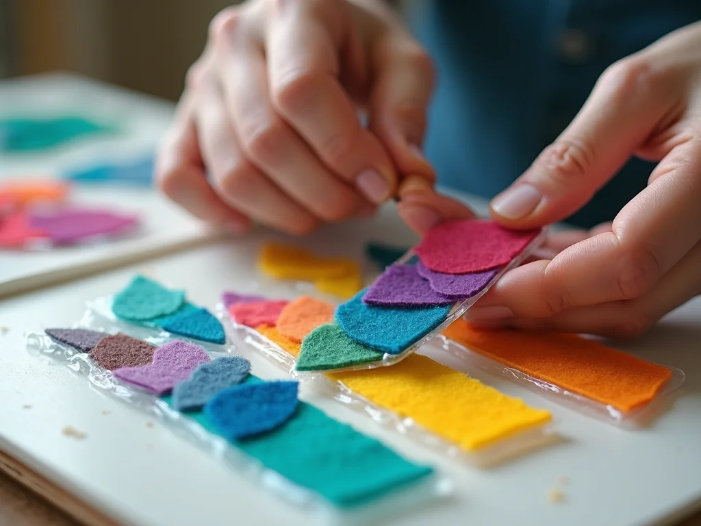 Faça Marcador de Página de Resina e Feltro: Tutorial Criativo Fácil