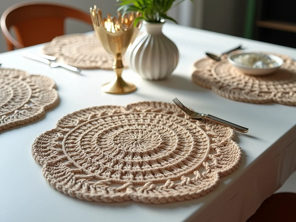 Sousplat de Crochê: Faça Modelos Redondos e Quadrados Fáceis