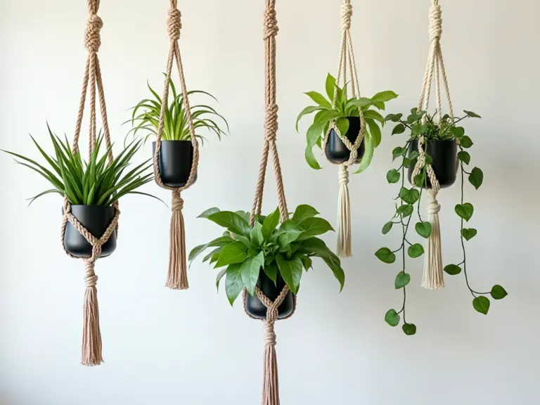 Suporte de Plantas Macramê: Faça Você Mesmo Passo a Passo Fácil