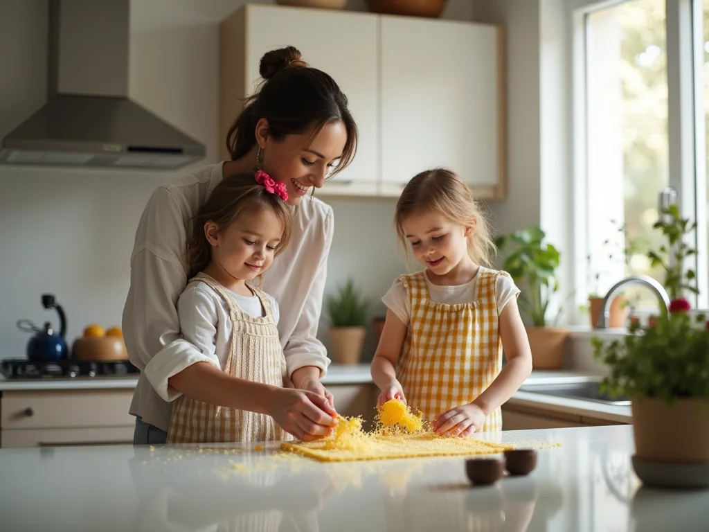 Limpeza de Cozinha com Crianças: O Guia Divertido Limpeza de Cozinha com Crianças: O Guia Divertido