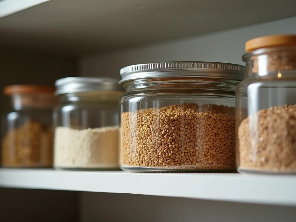 Despensa Pequena Organizada: 5 Truques com Potes de Vidro Despensa Pequena Organizada: 5 Truques com Potes de Vidro