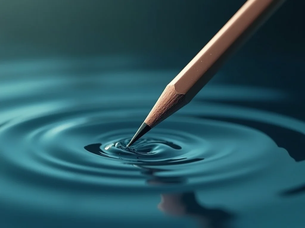 Lápis na Linha D'Água Sem Borrar: O Guia Definitivo 2026