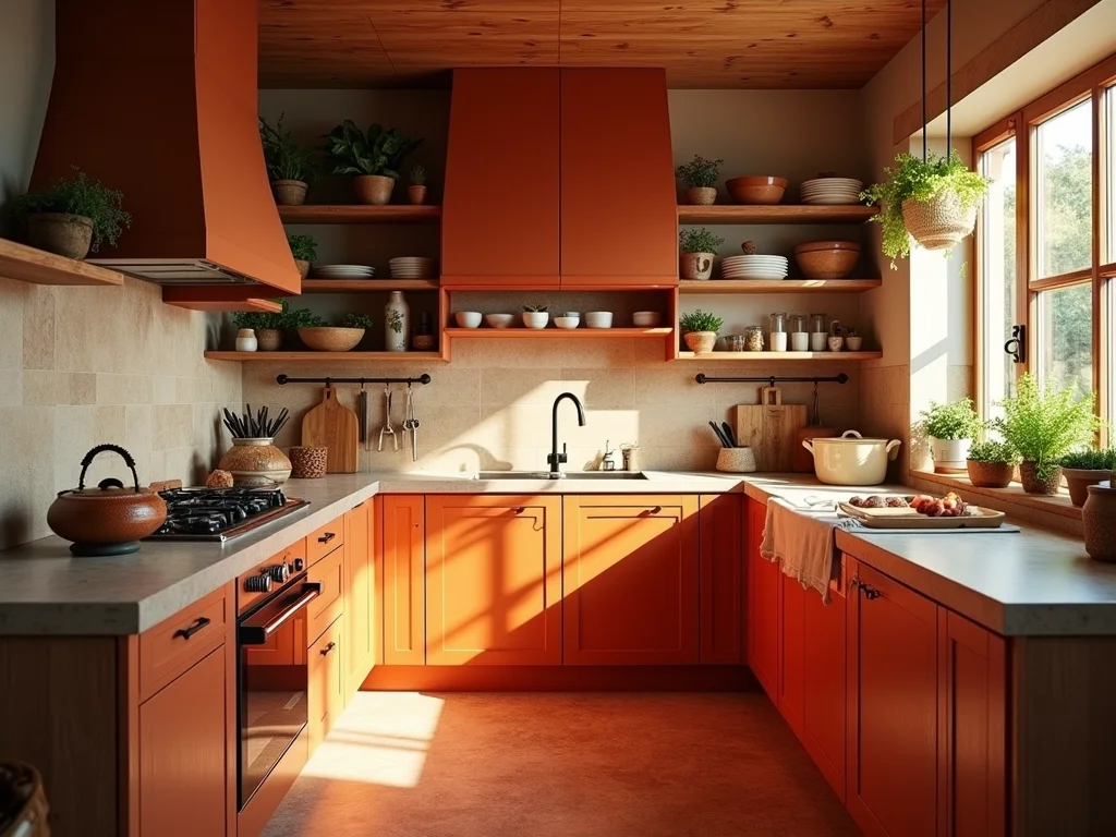Cozinha Aconchegante: Use Cores Quentes e Transforme seu Lar Cozinha Aconchegante: Use Cores Quentes e Transforme seu Lar