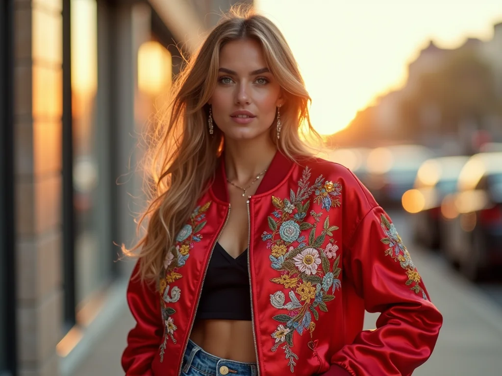 Como Usar Jaqueta Bomber Cetim Bordada: Looks Dia a Dia e Chique Como Usar Jaqueta Bomber Cetim Bordada: Looks Dia a Dia e Chique