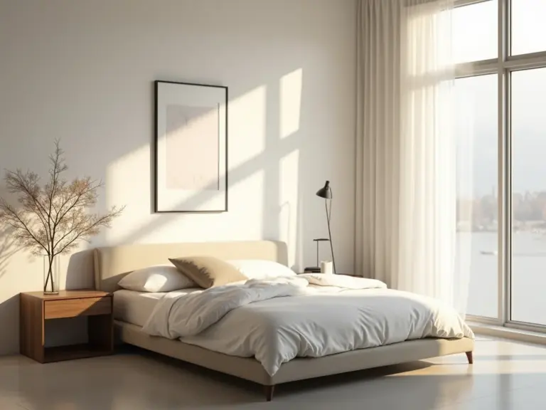 Quarto Minimalista: Decoração Leve e Elegante para Seu Refúgio