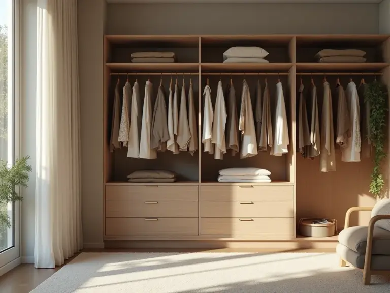 Ideias de Closet Aberto e Araras: Organize Suas Roupas com Estilo Ideias de Closet Aberto e Araras: Organize Suas Roupas com Estilo