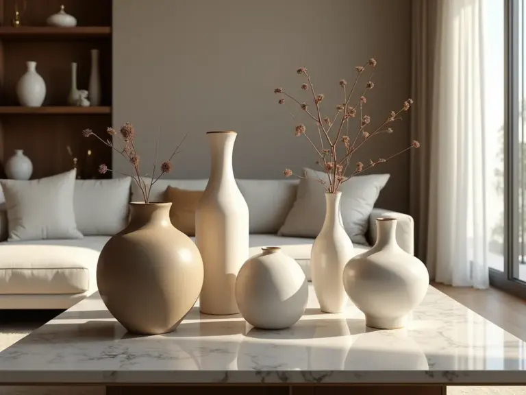 Ideias de Vasos Decorativos p/ Sala de Estar: Estilos Únicos Ideias de Vasos Decorativos p/ Sala de Estar: Estilos Únicos