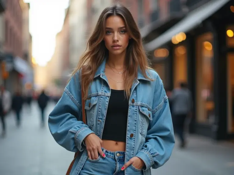 Looks com Jaqueta Jeans Oversized: Guia Completo e Dicas de Estilo Looks com Jaqueta Jeans Oversized: Guia Completo e Dicas de Estilo