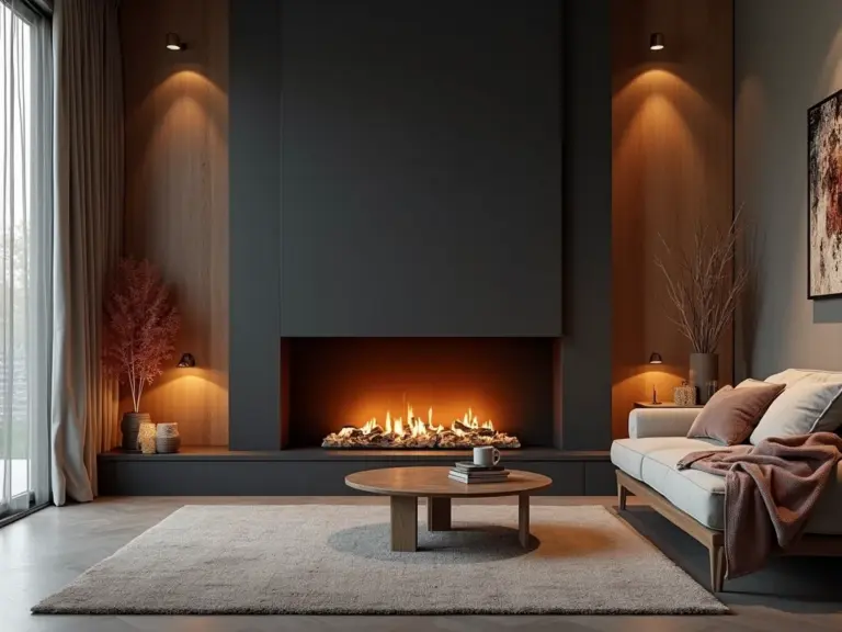 Lareiras Modernas: Designs Incríveis para Sala de Estar