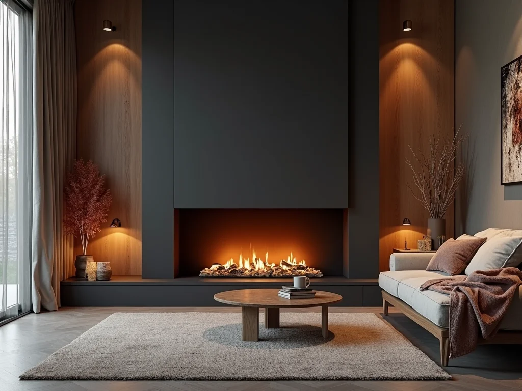 Lareiras Modernas: Designs Incríveis para Sala de Estar Lareiras Modernas: Designs Incríveis para Sala de Estar