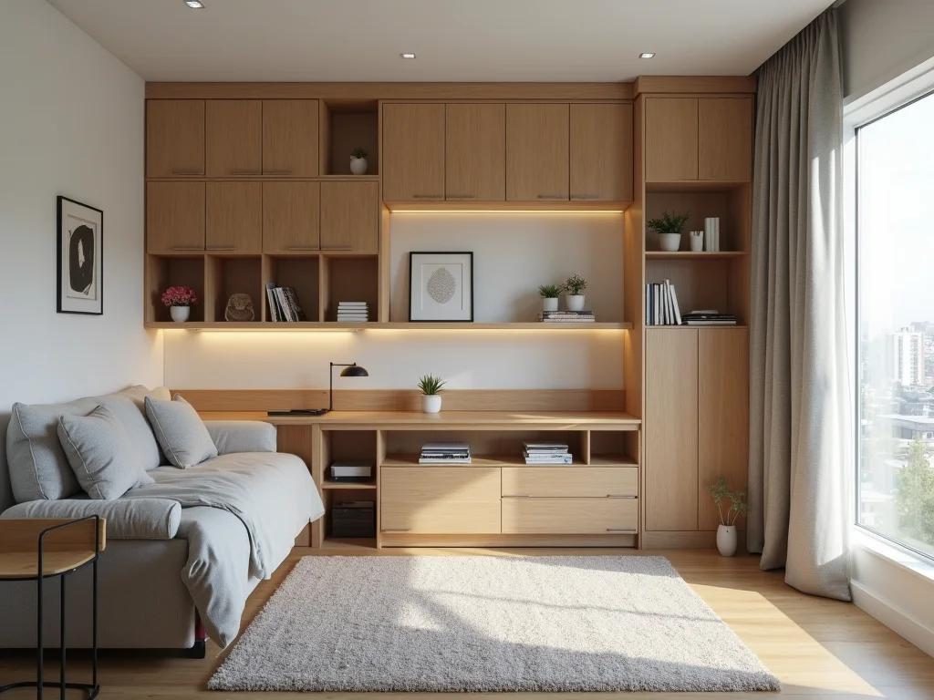 Kitnet Otimizada: 7 Móveis Inteligentes Que Transformam Seu Espaço Kitnet Otimizada: 7 Móveis Inteligentes Que Transformam Seu Espaço