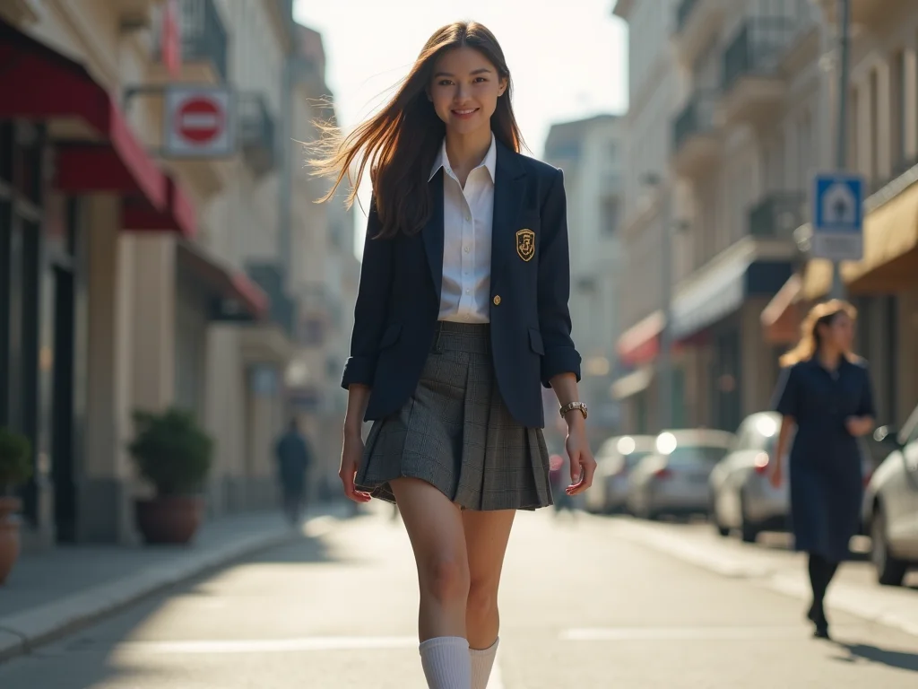 Saia Colegial com Meia 3/4: A Tendência que Conquistou as Ruas