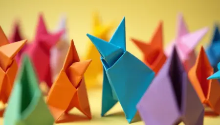 Artesanato com origami: 21 figuras fáceis [Passo a Passo]