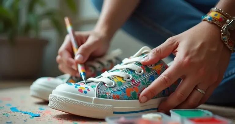 7 Dicas Essenciais de Artesanato com Pintura em Sapatilhas de Lona