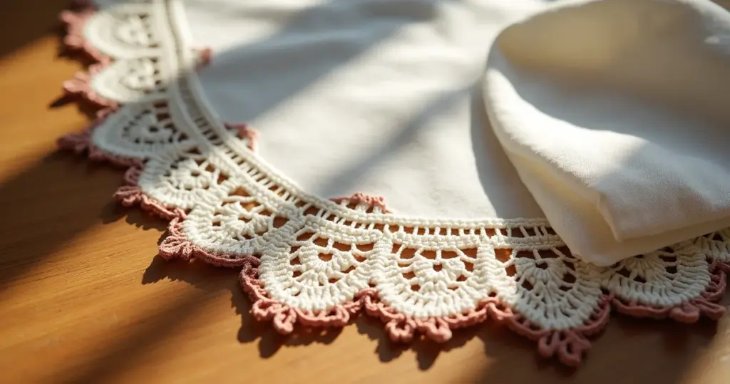 Barrados de Croche para Guardanapos: 7 modelos que elevam sua mesa!