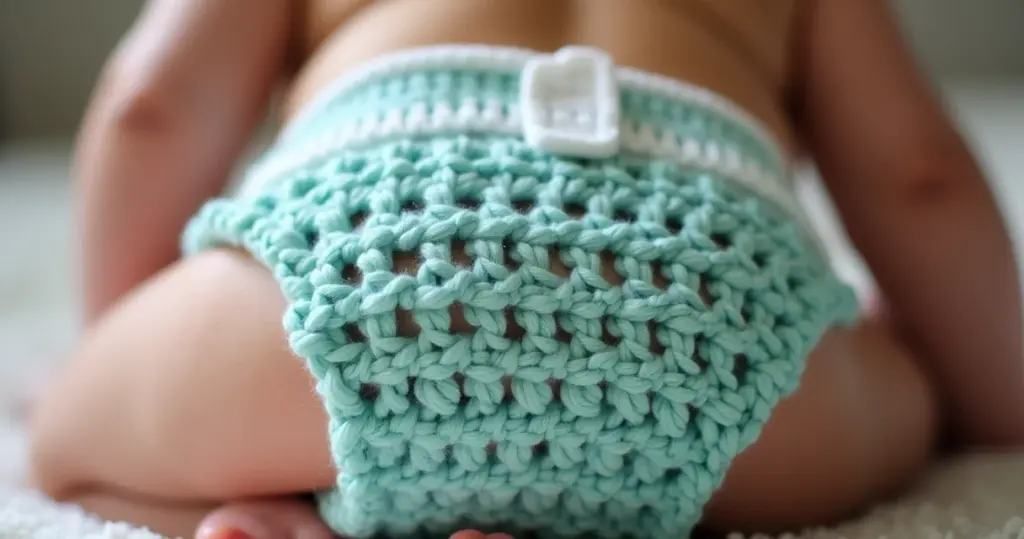 Bico de Crochê para Fralda de Bebê: Toque Afetivo