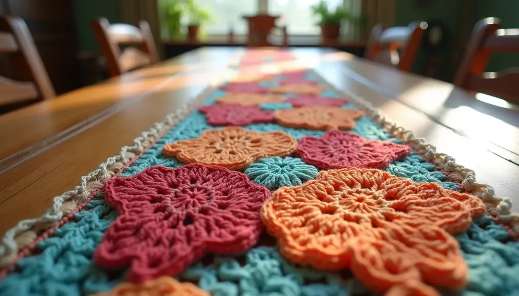 Flores que Encantam: Caminho de Mesa de Crochê com Flores Gráfico 2026