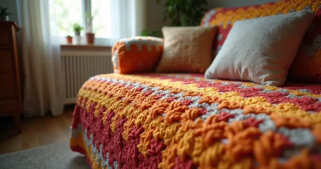 Capa de Sofá de Crochê em Barbante Passo a Passo: Transforme Sua Sala! Capa de Sofá de Crochê em Barbante Passo a Passo: Transforme Sua Sala!