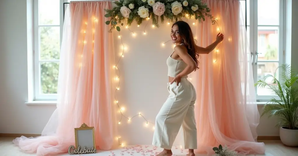 Como fazer painel de fotos para festa feminina que rende selfies inesquecíveis