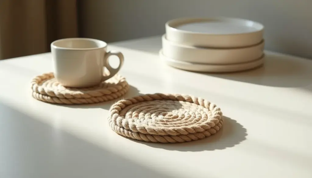 Porta-Copos de Corda e Tecido: Crie Peças Incríveis em Casa