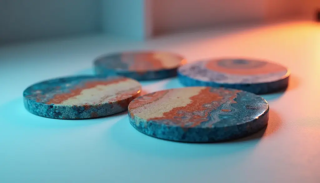 Porta-Copos de Resina Epóxi: Crie Peças Únicas e Brilhantes