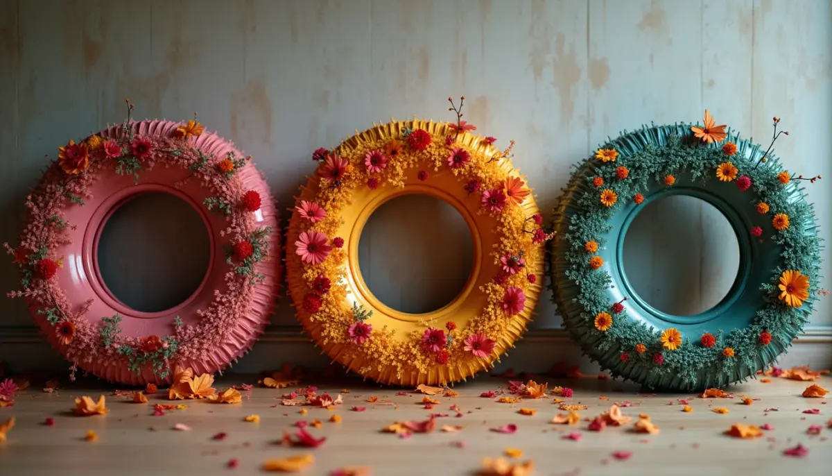 Puffs de Pneu Decorados: Crie Peças Únicas em Casa