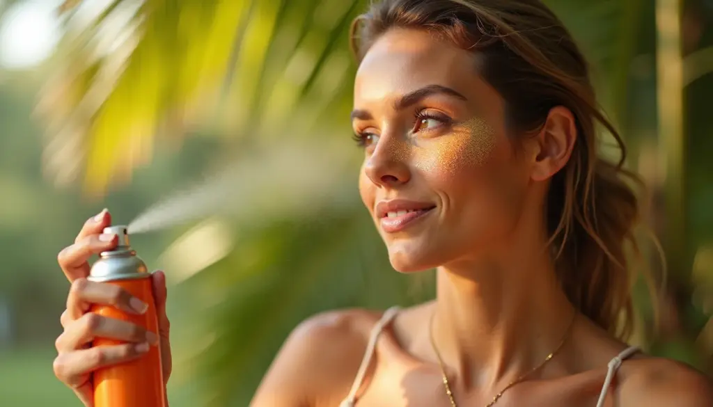 Como usar protetor solar em spray sem estragar a maquiagem: o segredo [Revelado]