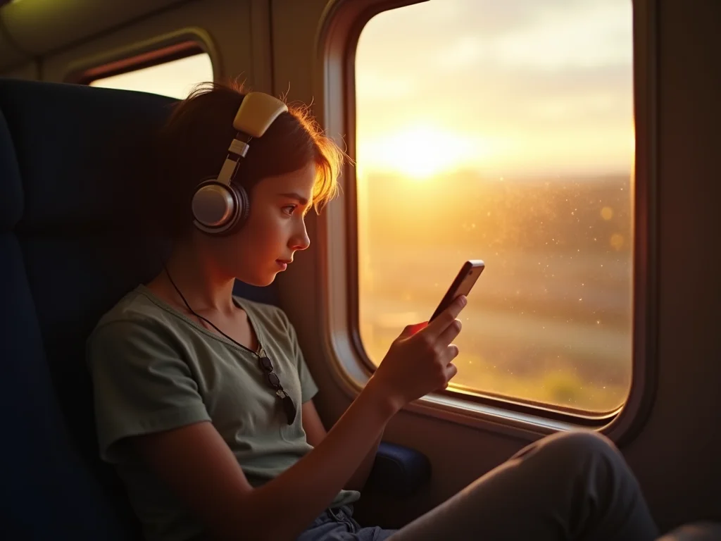 Aprenda Mais em Viagens: Áudio no Trem Transforma Seu Dia