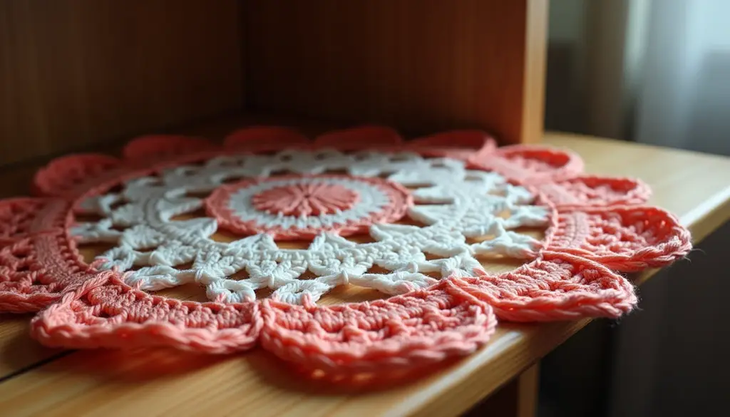 Guardanapo de Crochê para Estante com Gráfico: O Detalhe que Transforma!