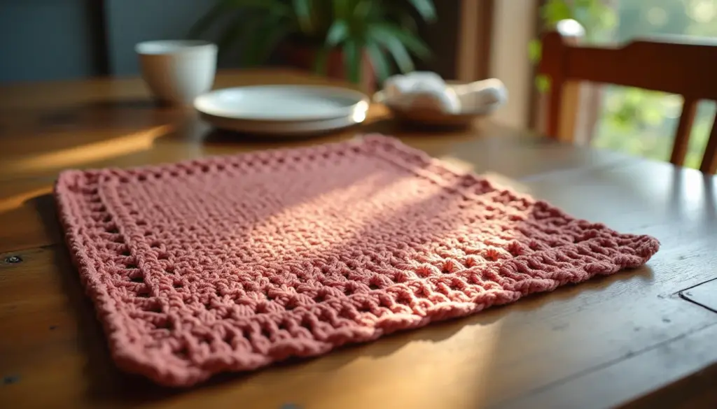 Jogo Americano Crochê Retangular: 7 Pontos [Especialista] Revela