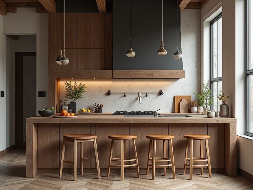 Banquetas de Madeira para Cozinha Rústica: 5 Modelos Essenciais em 2026 Banquetas de Madeira para Cozinha Rústica: 5 Modelos Essenciais em 2026