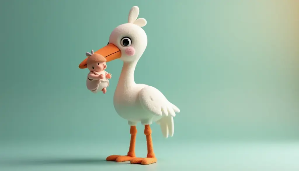 Como Fazer Molde de Cegonha com Bebê em EVA: Passo a Passo Fácil