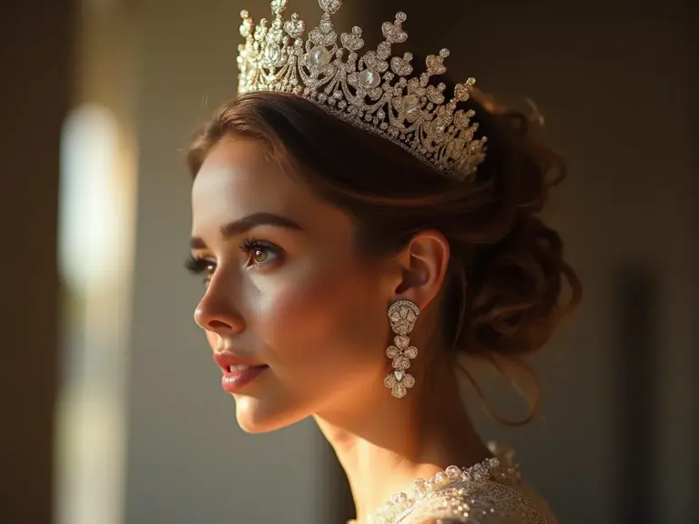 Penteados de Debutante 2026: Coroas e Tiaras Que Brilham