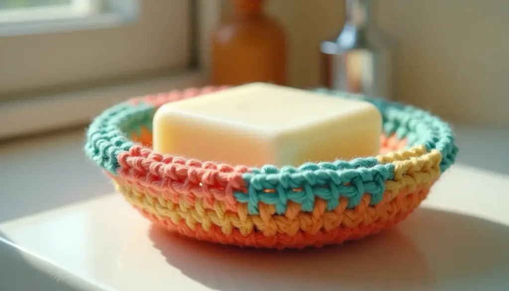 Surpreenda: O Porta Sabonete de Crochê Que Transforma Seu Banheiro
