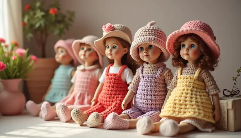 Faça Roupas de Boneca de Crochê Incríveis: Tutoriais 2026