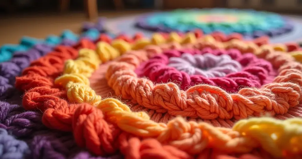 Tapete de Crochê com Fio de Malha: O segredo para um lar aconchegante!