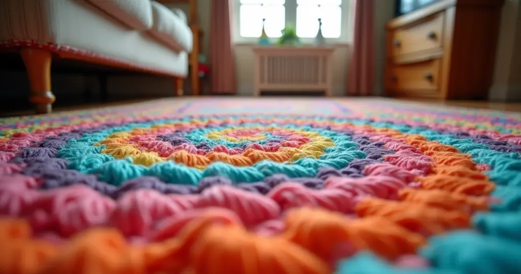 Tapete de Crochê Labirinto: Transforme sua Casa em 2026!